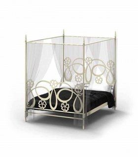Cama con dosel forja Kissi