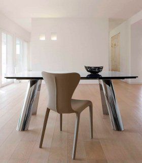 Mesa de cristal extensible Toris