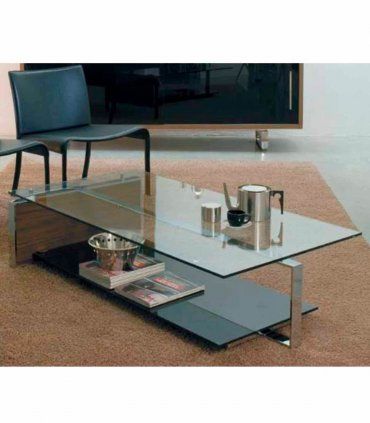 Mesa de centro de cristal Eulalia