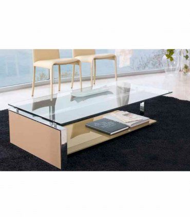 Mesa de centro de cristal Eulalia