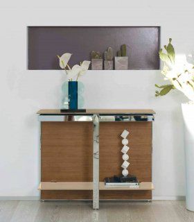 Consola de cristal moderna Eulalia