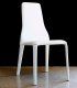Silla de comedor de piel Doly