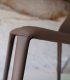 Silla de comedor de piel Doly