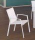 Sillón de jardín blanco Gandía
