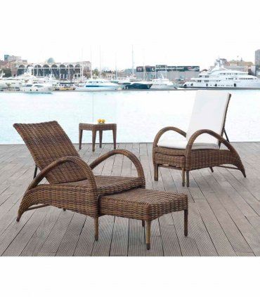 Sillón tumbona de jardín Maragda