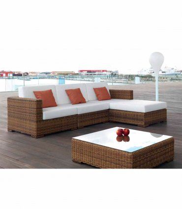 Sofá chaise longue exterior Maragda