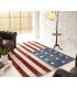 Alfombra de lana Bandera USA en Ámbar Muebles