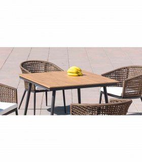 Mesa de jardín cuadrada Morabo