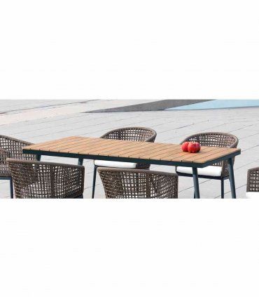 Mesa de jardín rectangular Morabo
