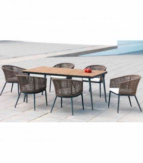 Comedor de jardín de aluminio Morabo