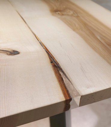 Mesa de comedor fija Eskara, detalle