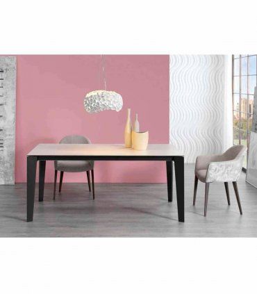 Mesa de comedor nórdica extensible Eridano
