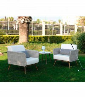 Mesa auxiliar de jardín Inca