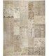 Alfombra de lana Patchwork Beige en Ámbar Muebles
