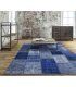 Alfombra de lana Patchwork Blue en Àmbar Muebles