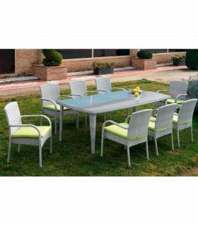 Mesa de exterior Mónaco rectangular
