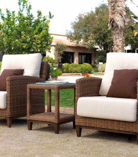 Mesa de rincón de jardín Agadir