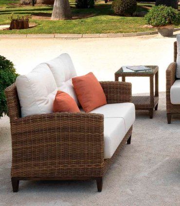 Sofá de jardín 2 plazas Agadir