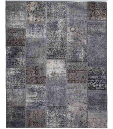 Alfombra de lana Patchwork Grigio en Ámbar Muebles