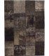 Alfombra de lana Patchwork Marrone en Ámbar Muebles