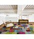 Alfombra de lana Patchwork Multicolor en Ámbar Muebles