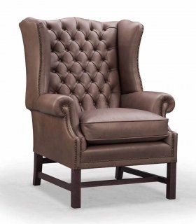 Sillón orejero capitoné Sido