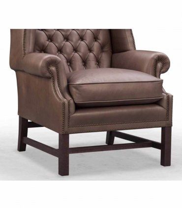 Sillón orejero capitoné Sido