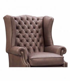 Sillón orejero capitoné Sido