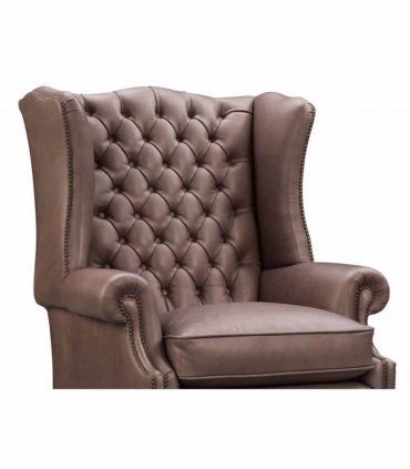 Sillón orejero capitoné Sido