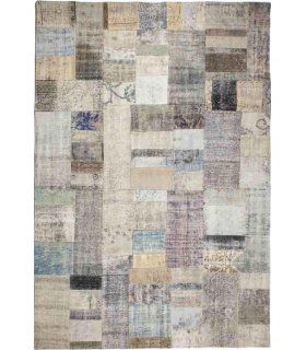 Alfombra de lana Patchwork Oxid