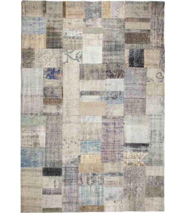 Alfombra de lana Patchwork Oxid en Ámbar Muebles