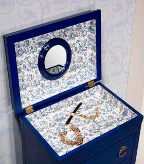 Mueble joyero clásico Bredy, detalle