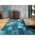 Alfombra de lana Patchwork Turchese en Ámbar Muebles