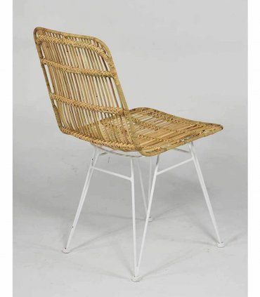 Silla de rattan Yaras, trasera
