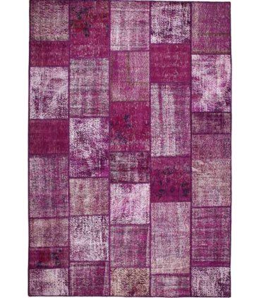 Alfombra de lana Patchwork Violeta en Ámbar Muebles