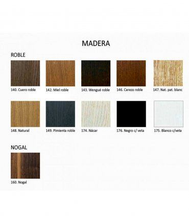 Estantería nórdica Olivia, acabados madera