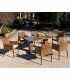 Comedor de jardín rattán Agadir