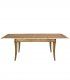 Mesa de comedor provenzal Calista, abierta
