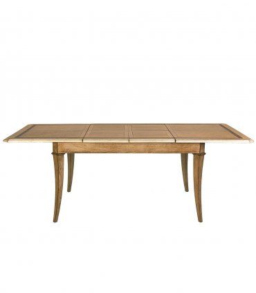 Mesa de comedor provenzal Calista, abierta