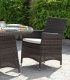 Mesa y sillones de comedor Ibiza