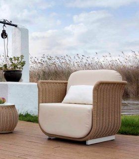Sillón de cuerda para jardín Heston
