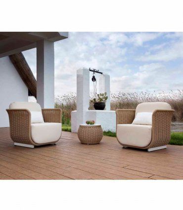Sillón de cuerda para jardín Heston