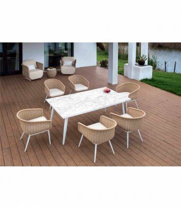 Sillón de comedor de jardín Heston