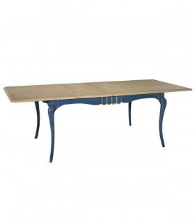 Mesa de comedor provenzal Amaral, abierta