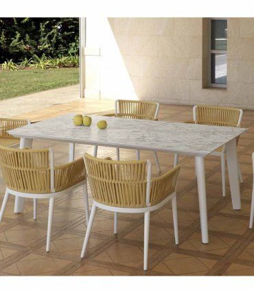 Mesa de comedor para jardín Prato