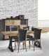 Mesa de comedor rústica extensible Teseo, comedor
