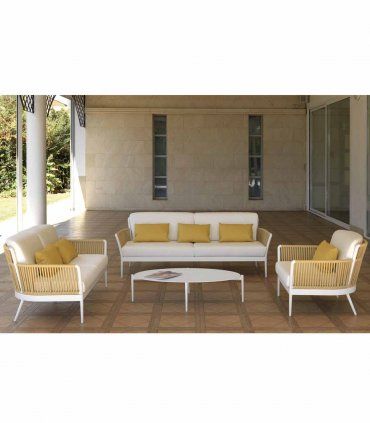 Sillón de cuerda para jardín Prato