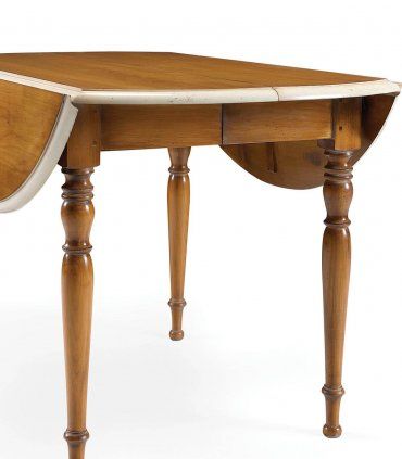Mesa de comedor clásica extensible Tellos, detalle