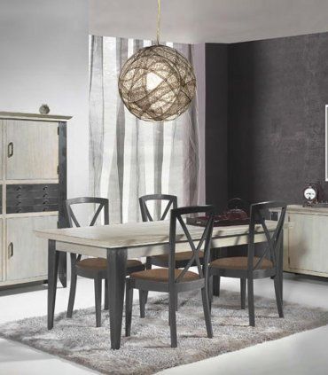 Mesa de comedor rústica Airlía