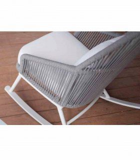 Sillón mecedora de exterior Gaspard